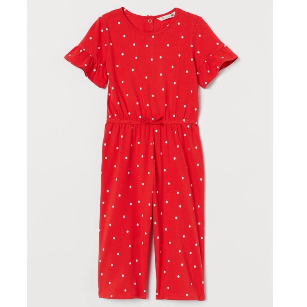 H&M ruffled sleeve jumpsuit 2T